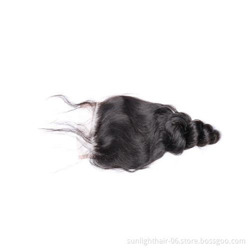 Brazilian Loose Wave Hair Bundles 100%  Natural Black 3/4 Pieces Hair Weave Sunlight Human Hair Non Remy